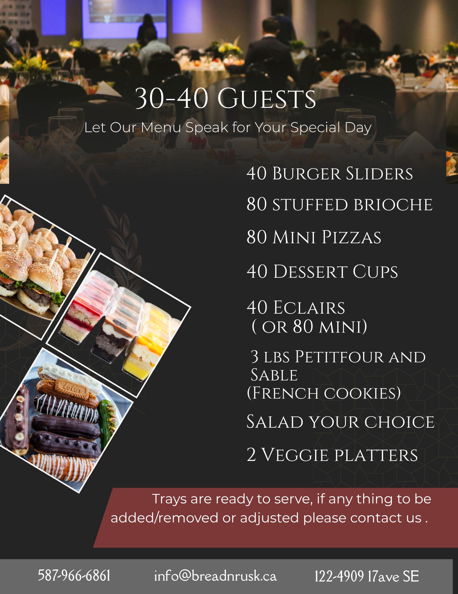 30-40 Guests Package