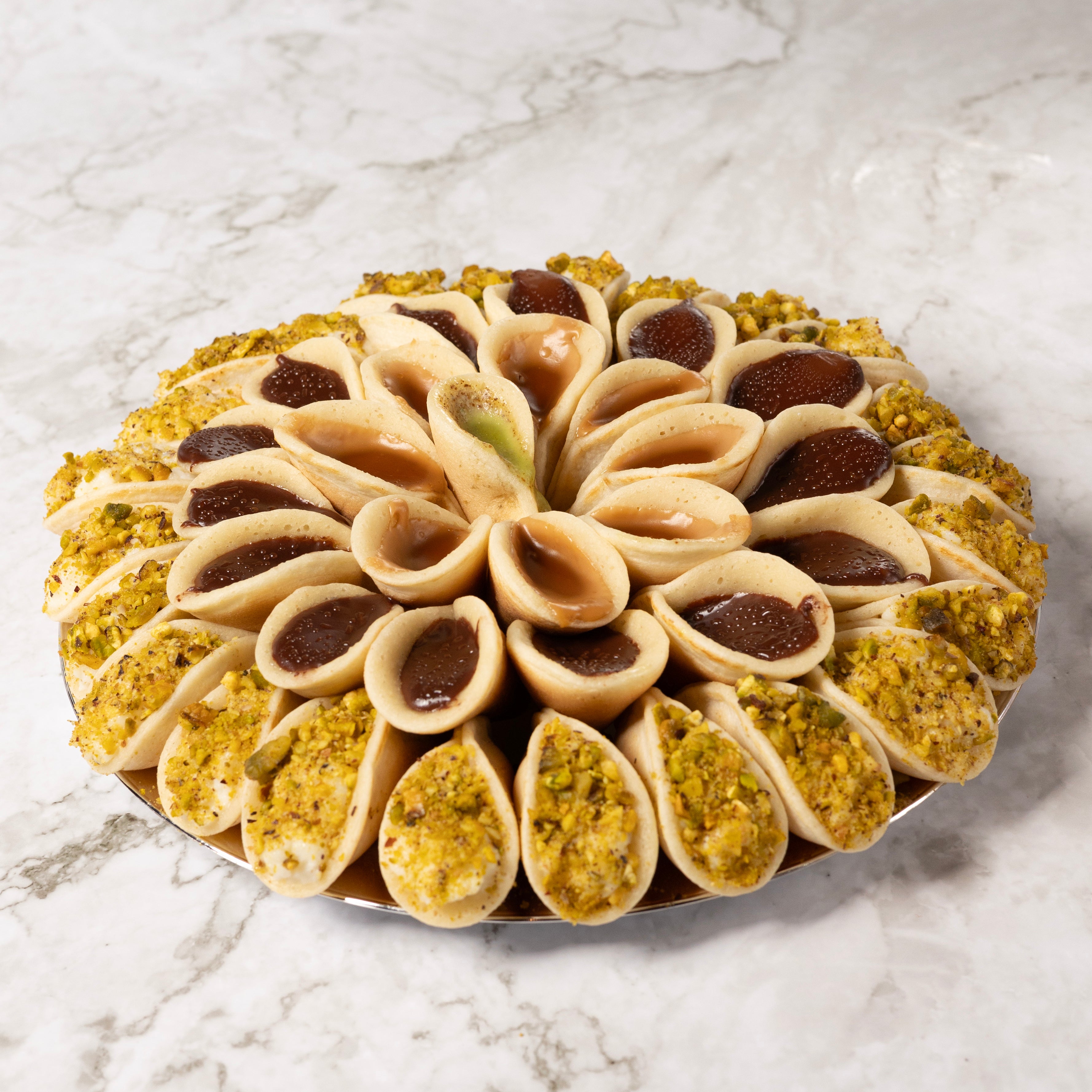 Qatayef Delights (Soft stuffed Pancake Bites)