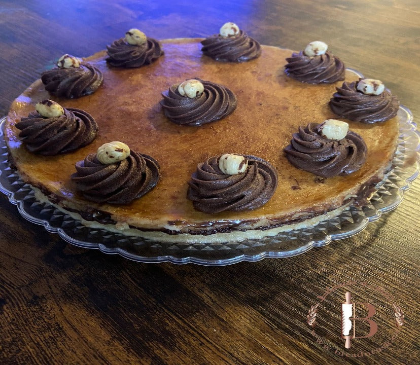 صينية بسبوسة تركي بالنوتيلا