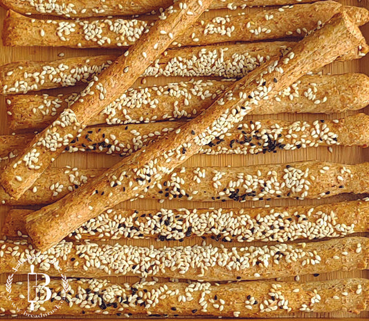 Whole Wheat Crunchy Bread Sticks بقسماط أسمر